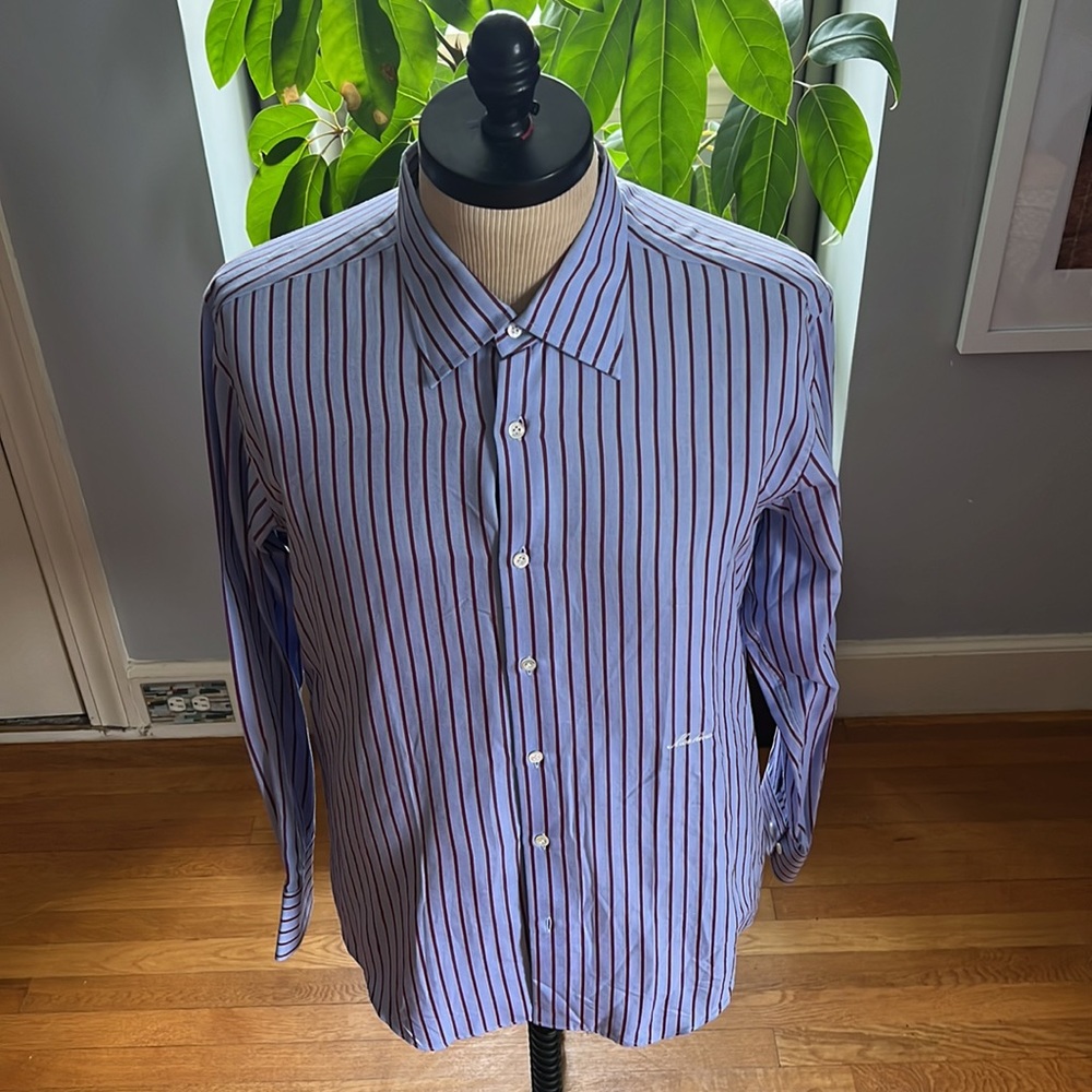 Stripe ♥️ Moschino Shirt Sz. 43 (17) (M/L)